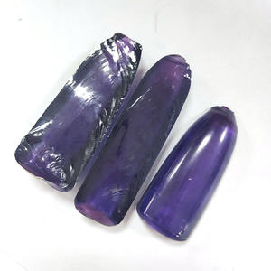 Uncut Raw 60# Uncut Synthetic Raw Material Corundum Rough Stone for Gemstone Loose Stone Making - Product Image 1