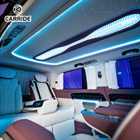 Carride Vito - Accessoires intérieurs de luxe portables pour voiture - Accessoires MPV - Sièges inclinables VIP en cuir Nappa orange vif - Starlight