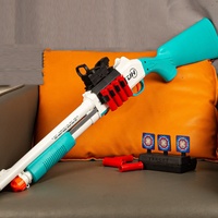 Nouveauté : Fusil de Chasse Jouet Ri Fl S686 avec Balles Souples, Éjection de Douille Réaliste, Taille de Simulation, Jeu Amusant pour Enfants et Adultes