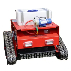 Sıcak satış uzaktan kumanda çim biçme makinesi motor çim biçme traktörü su spreyi ile
