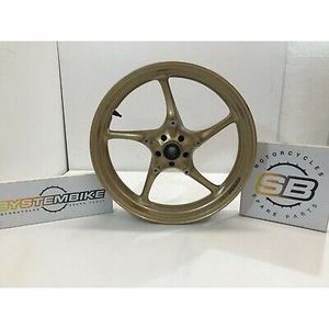 Ruota anteriore per Yamaha R6 2008-2016, cerchio in lega dorata, ricambio per moto - Product Image 1