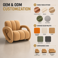 Fauteuils décontractés modernes : Canapés et fauteuils en tissu pour salon, une ou deux places, pour chambres à coucher de petite taille et moments de détente