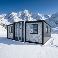 Maisons préfabriquées de luxe à 3 chambres, maisons conteneurs extensibles, maisons mobiles abordables, mini-maisons préfabriquées pour livraison