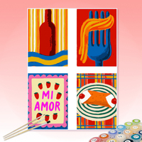 Kits de peinture par numéros DIY personnalisables, ensemble de peinture à l'huile non personnalisé pour adultes, enfants et débutants, livraison directe