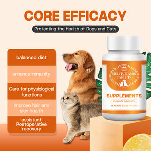 Tabletas Multivitamínicas para Perros para la Salud Digestiva y el Alivio de Alergias Estacionales, Nutrición Diaria para Mascotas para el Bienestar General - Product Image 1