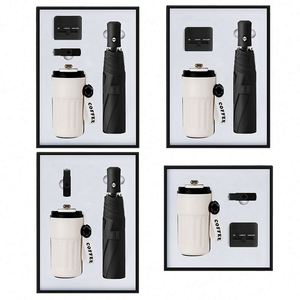 High Quality A5 Notebook Set With Pen Tea Mug <b>Cup</b> Customizable Exquisite Corporate Business Gift - Product Image 5