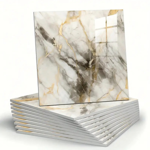 Papier peint 3D en PVC auto-adhésif, carrelage de sol en marbre, autocollant, anti-huile, papier peint de cuisine, autocollant mural imperméable pour salle de bain - Product Image 6