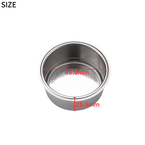 Bán Sỉ Bộ Lọc Dạng Rổ Cà Phê Bộ Lọc Bột Thép Không Gỉ Hai Lớp 44Mm Hai Lớp - Product Image 1