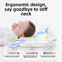 Oreiller bébé en silicone, forme rectangulaire, thème astronaute, avec poignées, pour toutes les saisons, pour enfants de 6 mois et plus, primaire