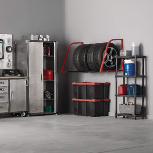 JH-Mech Garage auto ruote portaoggetti portabici robusto Versatile supporto per pneumatici in metallo resistente <span class=keywords><strong>da</strong></span> <span class=keywords><strong>parete</strong></span> - Product Image 4