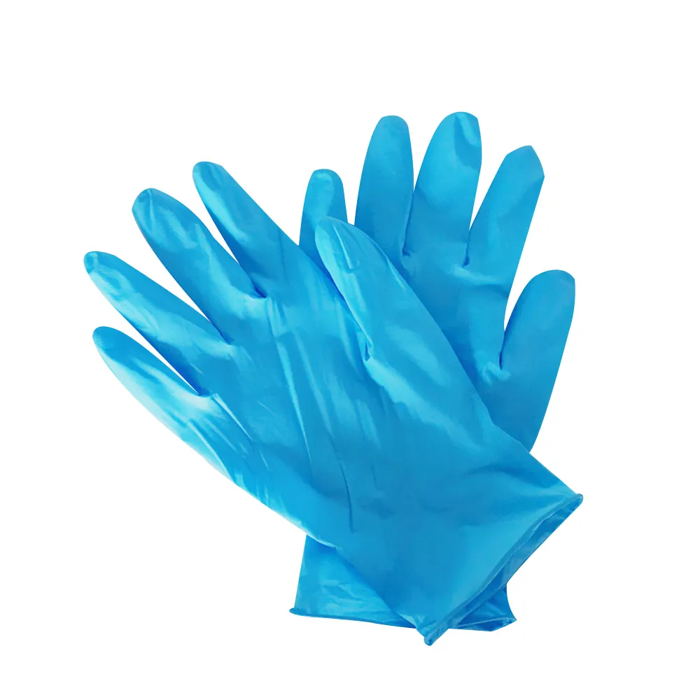 BLUENJOY tek kullanımlık nitril eldiven tozsuz pembe nitril eldiven tıbbi muayene nitril eldiven
