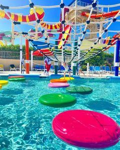 Lớn nước chơi thiết bị ngoài trời trẻ em trượt nước cho hồ bơi thương mại nhảy lâu đài cho sử dụng thương mại - Product Image 4