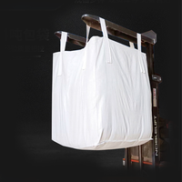 100% grands sacs FIBC à fond plat en polypropylène PP avec matériaux de construction à bande de jante sacs FIBC ciblés