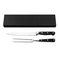 Fourchette et couteau de découpe pour grillades, fourchette à viande, couteaux de haute qualité avec manche en ABS, ensemble de découpe pour barbecue et dinde