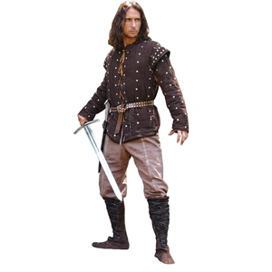 Veste Armure Robin de Locksley Gambeson Armure Costume Costumes De Théâtre Manches Longues Coton Tissu Aketon Veste - Product Image 1