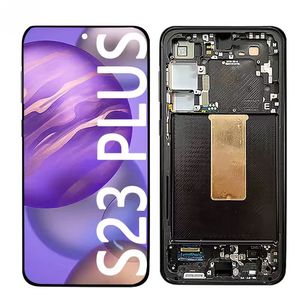 Vente en gros LCD d'origine pour <span class=keywords><strong>Samsung</strong></span> S23 plus <span class=keywords><strong>cadre</strong></span> <span class=keywords><strong>Samsung</strong></span> S23 plus remplacement de l'écran LCD de téléphone portable <span class=keywords><strong>Samsung</strong></span> S23 plus affichage - Product Image 1