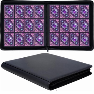 Carpeta de Cartas Coleccionables de PU de Alta Calidad Personalizada a Bajo Precio con 12 Bolsillos para Almacenamiento y Exhibición de Cartas - Product Image 2