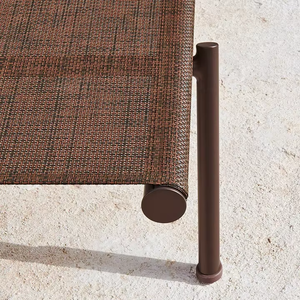 Chaise longue <span class=keywords><strong>de</strong></span> plage avec roulettes, lit <span class=keywords><strong>de</strong></span> jour extérieur, Teslin imperméable, pliable, design contemporain, lit <span class=keywords><strong>de</strong></span> <span class=keywords><strong>soleil</strong></span>, vente chaude - Product Image 3