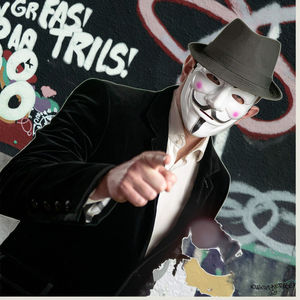 Haute Qualité <span class=keywords><strong>V</strong></span> <span class=keywords><strong>pour</strong></span> <span class=keywords><strong>Vendetta</strong></span> Guy Fawkes Masque Anonyme EVA Matériel avec Logo Personnalisé <span class=keywords><strong>pour</strong></span> Halloween Cosplay Party - Product Image 5