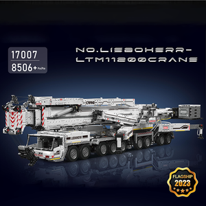 Moule King 17007-17008 MOC LTM11200 <span class=keywords><strong>Grue</strong></span> Assemblage Modèle Briques Créatives Enfants Éducatifs Blocs <span class=keywords><strong>de</strong></span> Construction Ensemble Jouets - Product Image 2