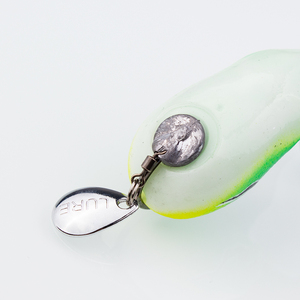 Esca da Pesca in Silicone per Acque Superficiali, 13g, Miglior Esca a Forma di Rana 3D per <span class=keywords><strong>Bass</strong></span> - Product Image 6