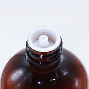 New 500ml PET Plastic Essential Oil Bottle Bamboo Wood <b>Screw</b> Lid Pure Dew Aromatherapy Liquid Orifice Reducer <b>Pump</b> Sprayer Seal - Product Image 2