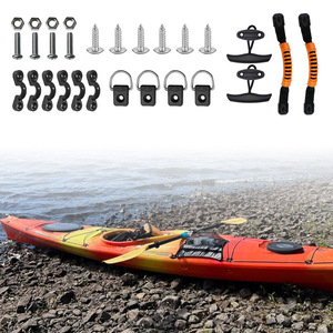 Pack d'accessoires pour kayak, poignées en TPR avec vis et supports pour canoë, kayak, sports nautiques en plein air - Product Image 1