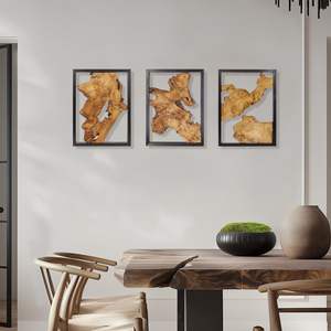 Décoration murale en <span class=keywords><strong>bois</strong></span> rustique moderne à faire soi-même, artisanat en <span class=keywords><strong>bois</strong></span> naturel, charme rustique artisanal en <span class=keywords><strong>bois</strong></span> naturel - Product Image 2