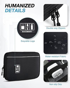 Electronics Accessories Organizer Bag <b>Travel</b> Cable <b>Organiser</b> Bag Universal Carry <b>Travel</b> Gadget Bag for USB Cable Drive - Product Image 3