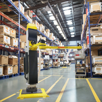 Système de palettisation robotique automatique pour l'empilage de sacs et de cartons lourds, capacité de 150 kg, palettiseur pour les applications alimentaires et de boissons