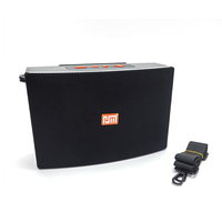 Altavoz BT inalámbrico portátil con Subwoofer, altavoz BT con Radio FM/TF/USB, Supergraves estéreo activo, altavoz de Karaoke de tela