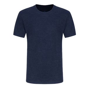 T-shirt da <span class=keywords><strong>uomo</strong></span> a maniche corte con scollo a O, in <span class=keywords><strong>maglia</strong></span> di <span class=keywords><strong>lana</strong></span> merino 180gsm, anti-UV, stampa serigrafica, asciugatura rapida, tinta unita. - Product Image 1