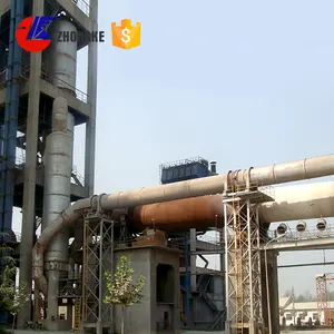 Linha de produção de carbono ativado para clíker, equipamento de linha de cimento para queda rotativa