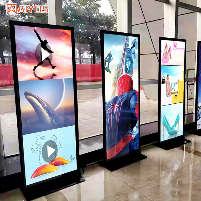 Full Screen Digital Signage and Display Floor Standing Advertising Display Standing Player Kiosk Lcd Touch Screen Kiosk