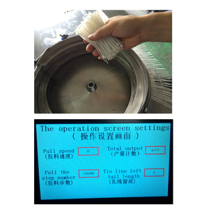 Atado de cremallera de <span class=keywords><strong>alambre</strong></span> <span class=keywords><strong>para</strong></span> flejado y embalaje, máquina de abrazadera de brida de nailon automática - Product Image 6