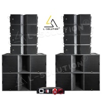 Système de sonorisation L-solution Active Line Array (modèles K210-A & KS28-A) - 8+4 enceintes en bois 700W RMS portables et durables