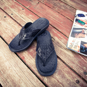 Pantuflas <span class=keywords><strong>de</strong></span> <span class=keywords><strong>Hombre</strong></span> con Textura <span class=keywords><strong>de</strong></span> Cocodrilo <span class=keywords><strong>2022</strong></span>, Sandalias Planas para Interiores y Exteriores, <span class=keywords><strong>Chanclas</strong></span> <span class=keywords><strong>de</strong></span> PVC para Playa <span class=keywords><strong>de</strong></span> Verano - Product Image 5