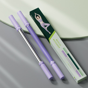 Set de Masajeador con Rodillo de Plástico Unisex para Relajación Muscular, Yoga, Pilates, Fitness en Casa, Moldeado Corporal y Terapia con Compresas Frías - Product Image 1