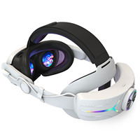 Sangle Elite VR réglable avec batterie 8000 MAh RGB Light Accessoire à bon prix pour Meta pour 3 jeux VR