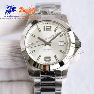 Reloj de Cuarzo de Lujo para Hombre Longnes 2024, Correa de Acero de Alta Calidad, Estilo Deportivo Casual de Moda, Nuevo, Diámetro para Estudiantes, Ronda - Product Image 5