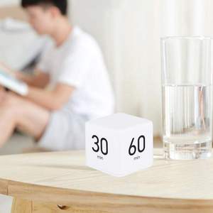 Cubo de Tiempo Inteligente Google Pomodoro al por Mayor para Productividad, Estudio Visual para Niños, Cocina Digital, Flip - Product Image 3