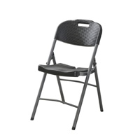 Chaise pliante moderne à dossier haut pour hôtel, salle à manger, conférence, avec structure en acier, pour camping extérieur et salle de réunion – Prix bas
