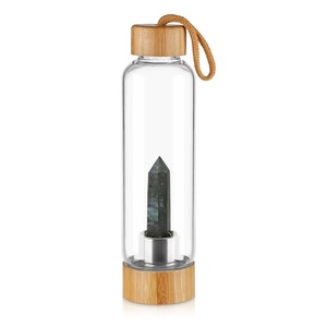 Botella de Agua de Piedras Semipreciosas de Jade Nefrita Jaspe Oceánico Artesanal, Novedad 2026, ¡Venta Caliente! - Product Image 3
