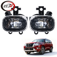 Ensemble de feux antibrouillard avant CZJF pour Nissan Patrol Y62 2020-2024, lentille transparente halogène standard, remplacement direct