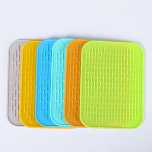 Tapete de Silicona de Grado Alimenticio para Cocina, Alfombrilla Escurridora para Fregadero, Guía de Drenaje Antideslizante, Filtro de Agua, Diseño Moderno - Product Image 3