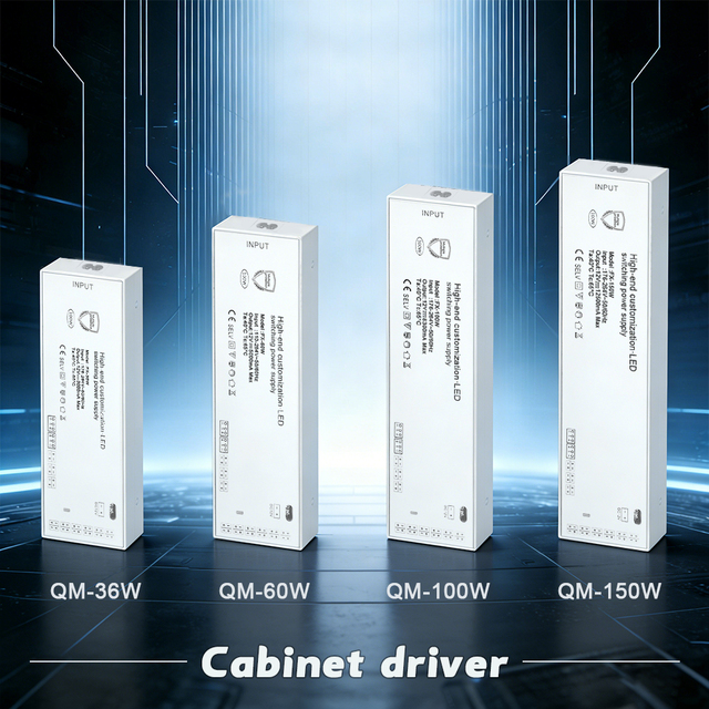 High Quality Ultra Slim 12V 24V LED Power Supply 60W, Multiple Port LED Driver for Furniture Cabinet Mirror Smart Home