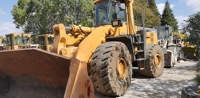 Original gebrauchte Komatsu Radlader in Shanghai Verkauf