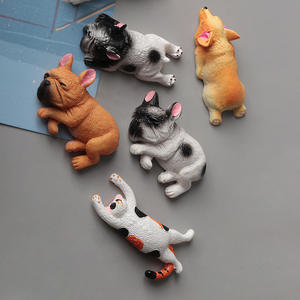 Chien chiot bouledogue Corgi forme résine maison décoratif réfrigérateur <span class=keywords><strong>aimant</strong></span> Souvenir réfrigérateur <span class=keywords><strong>aimant</strong></span> personnalisé réfrigérateur aimants - Product Image 2