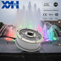 Projecteur LED Submersible IP68 DMX512 RGB à Télécommande, Lampe Haute Intensité en Aluminium Moulé pour Projets de Jardin et Piscine