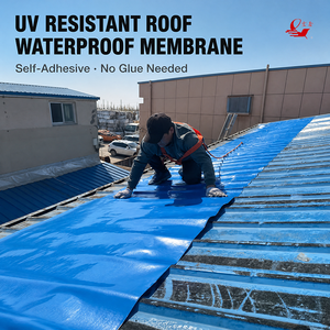 Membrane d'isolation de toiture métallique imperméable et réfléchissante auto-adhésive pour entrepôts et véranda - Product Image 3